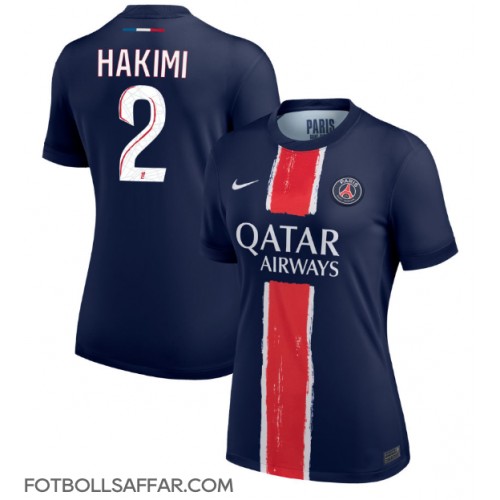 Paris Saint-Germain Achraf Hakimi #2 Hemmatröja Dam 2024-25 Kortärmad